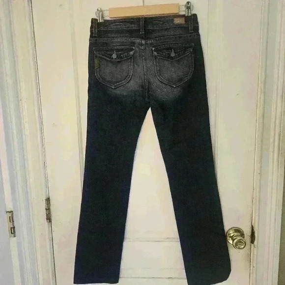 7424 Paige wilton medium wash  straight jeans size26 - Picture 5 of 7